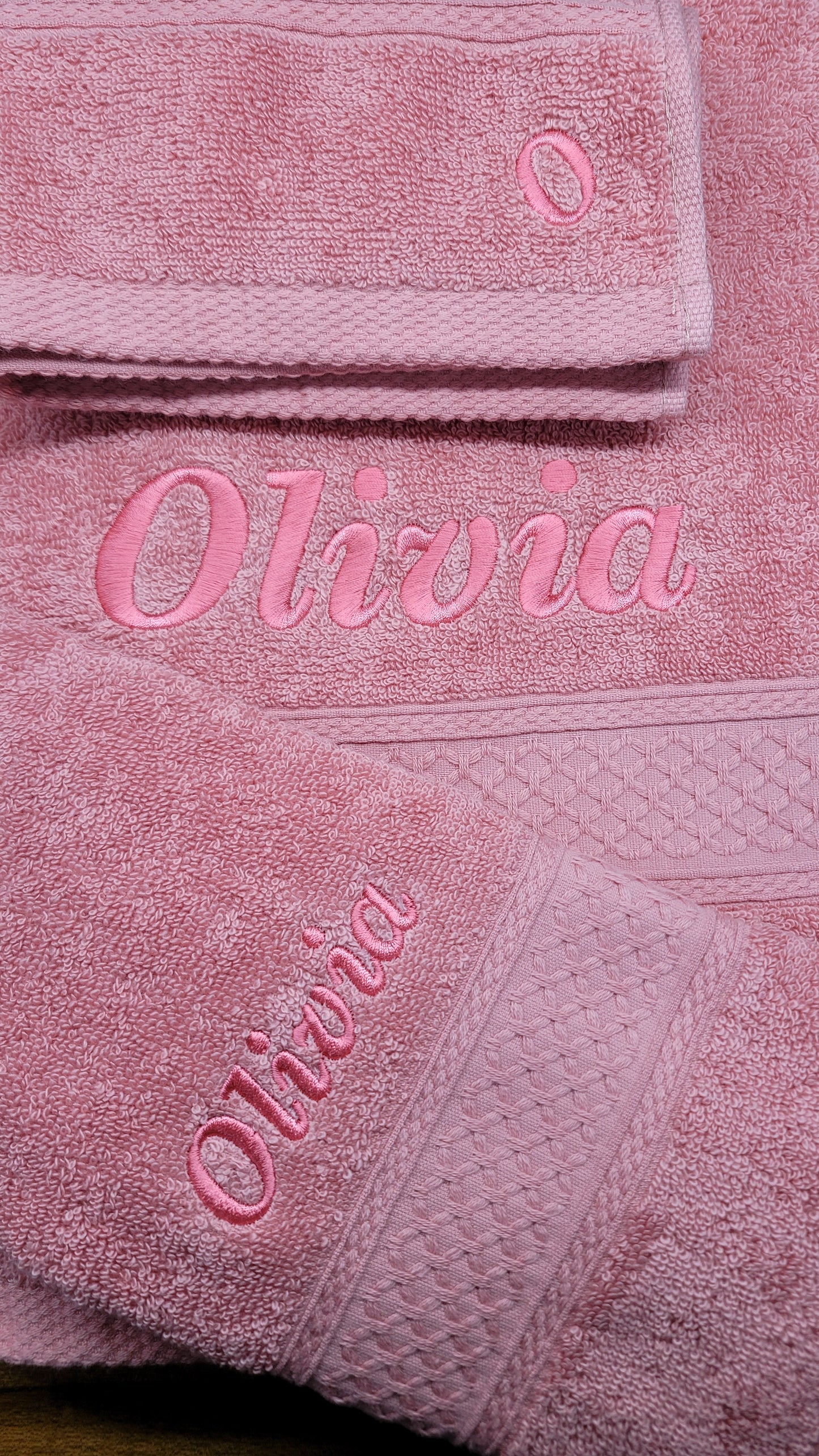 Embroidery of Towels - Personalised